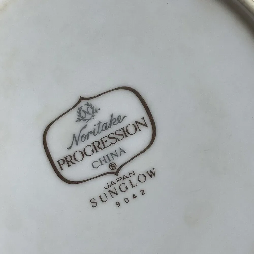 (1) Noritake‎ Bread & Butter Plate Sunglow 9042 Vintage 1970s Retro MCM